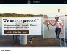 Tablet Screenshot of escudefuneralhome.com